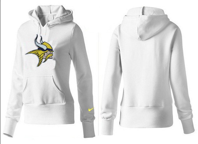 Nike Minnesota Vikings Women White Hoodie