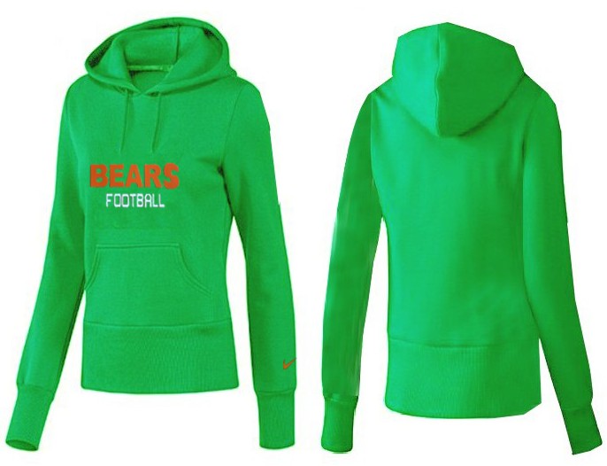 Nike Chicago Bears Green Color Hoodie Women