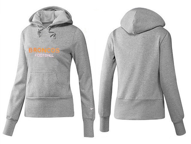 Nike Denver Broncos Home Women Grey Color Hoodie