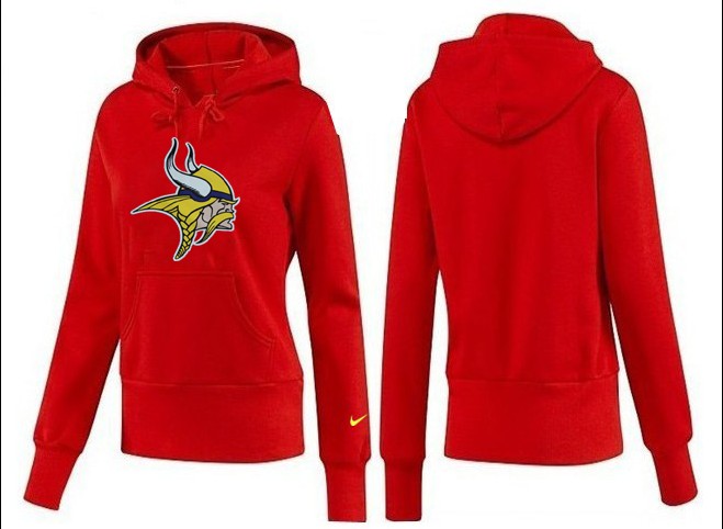 Nike Minnesota Vikings Women Red Hoodie