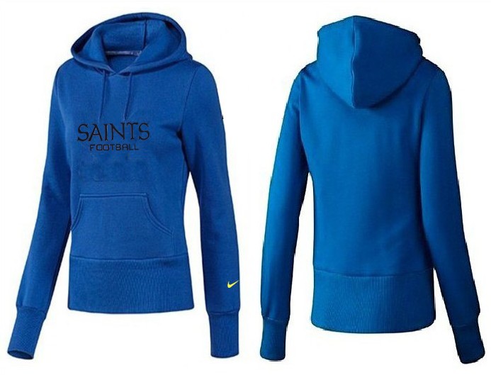 Nike New Orleans Saints Women Blue Color Hoodie