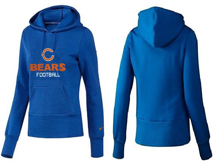 Nike Chicago Bears Blue Color Hoodie Women