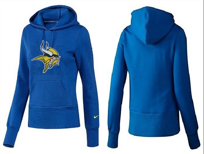 Nike Minnesota Vikings Women Blue Hoodie