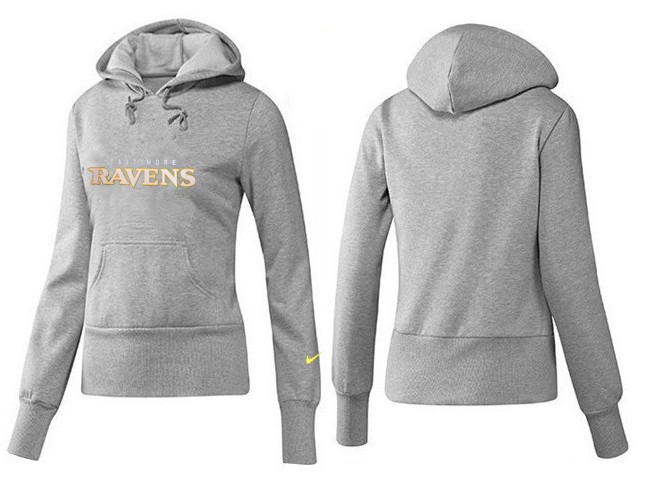 Nike Baltimore Ravens Women Grey Color Hoodie