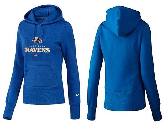 Nike Baltimore Ravens Women Blue Hoodie