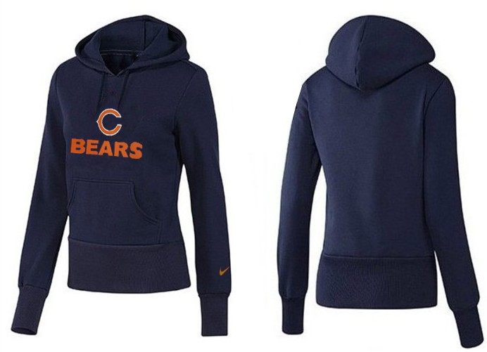 Nike Chicago Bears Women D.Blue Hoodie