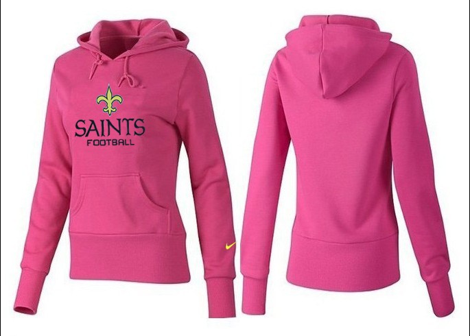 Nike New Orleans Saints Women Pink Hoodie