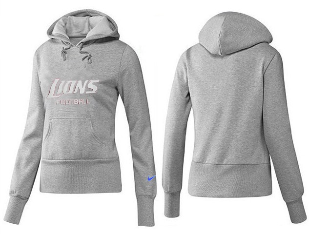 Nike Detroit Lions Grey Hoodie Women