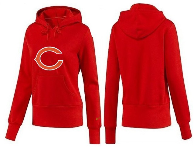 Nike Chicago Bears Women Red Hoodie