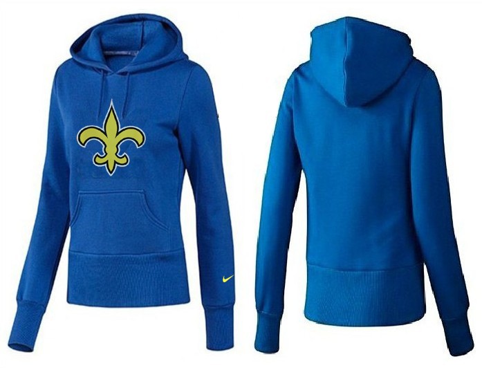 Nike New Orleans Saints Blue Women Hoodie