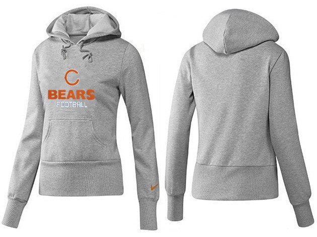 Nike Chicago Bears Grey Color Hoodie Women