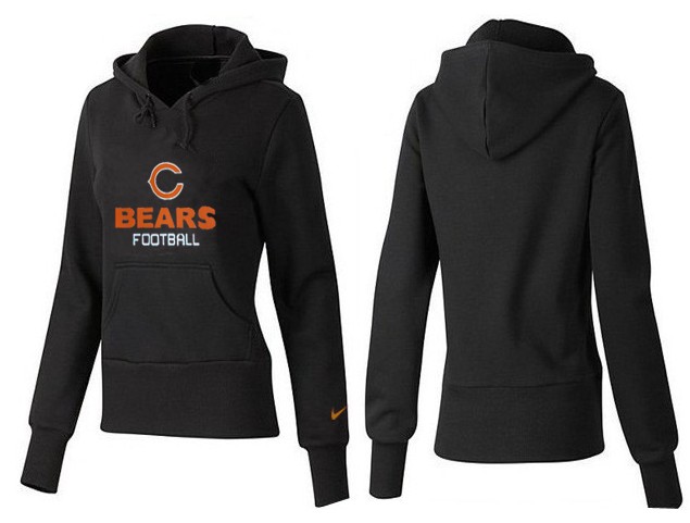 Nike Chicago Bears Black Hoodie Women