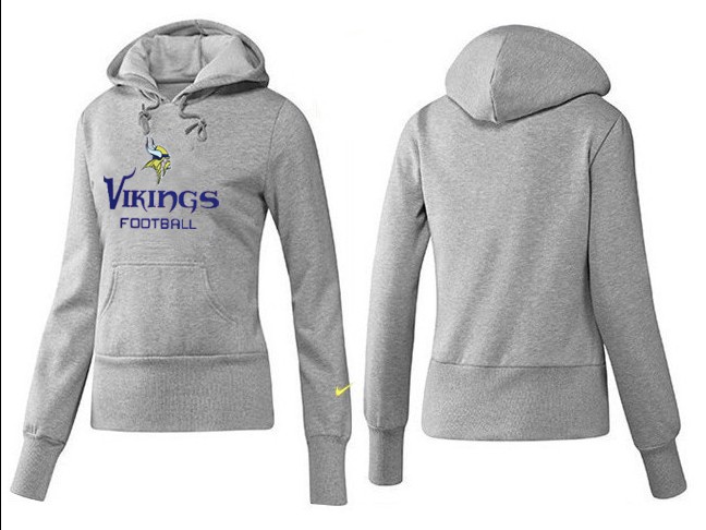 Nike Minnesota Vikings Grey Hoodie Women