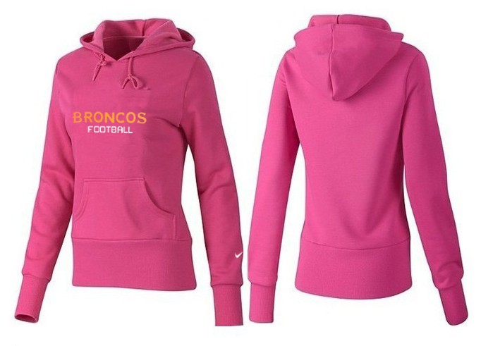 Nike Denver Broncos Home Women Pink Color Hoodie