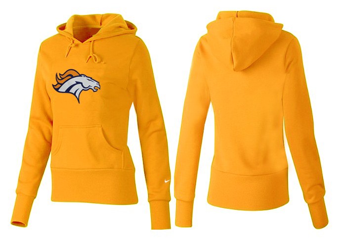 Nike Denver Broncos Home Yellow Women Hoodie