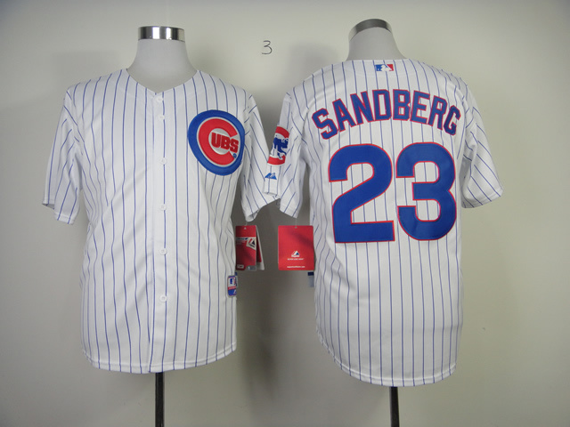 MLB Chicago cubs #23 Ryne Sandberg White Jersey