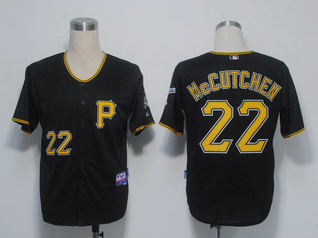 McCUTCHEN Black Jersey, Pittsburgh Pirates #22 MLB Jersey