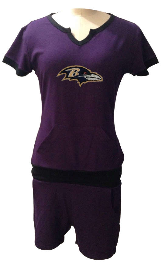 NIKE NFL Baltimore Ravens womens purple sport suit