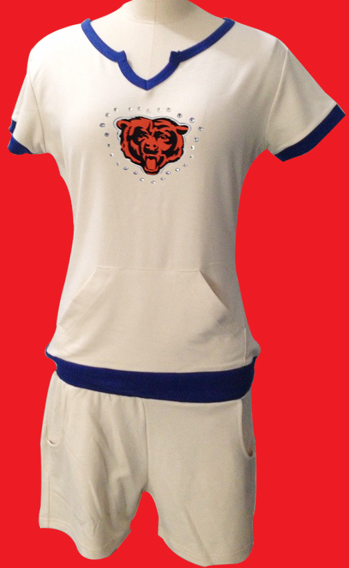 NIKE NFL Chicago Bears womens pink sport suit