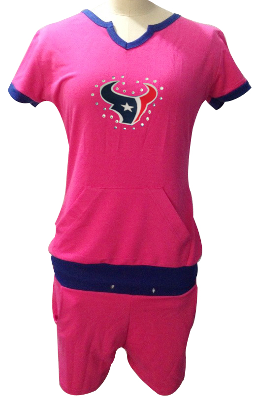 NIKE NFL Houston Texans womens pink sport suit