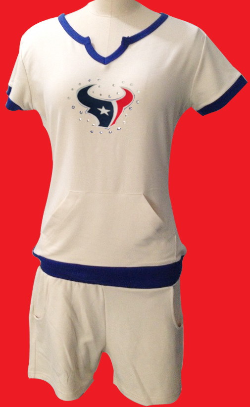 NIKE NFL Houston Texans womens White sport suit