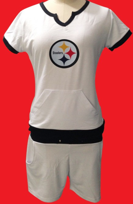 NIKE Pittsburgh Steelers womens White sport suit