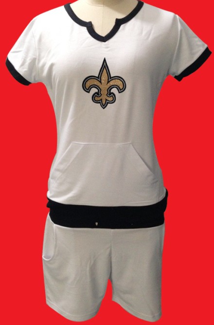 NIKE NFL New Orleans Saints womens White sport suit