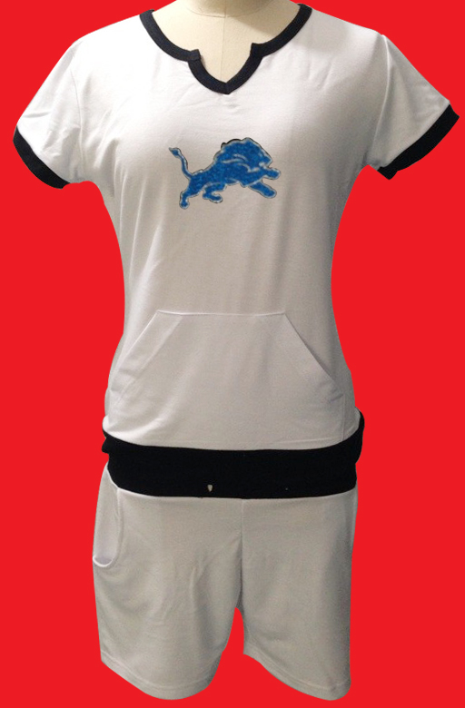 NIKE NFL Detroit Lions womens White sport suit