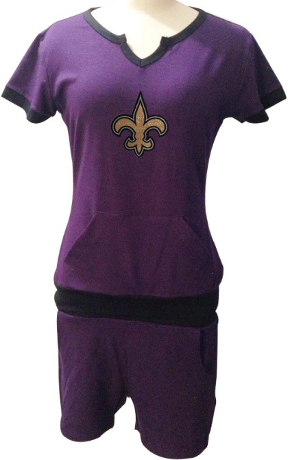 NIKE NFL New Orleans Saints womens Purple sport suit
