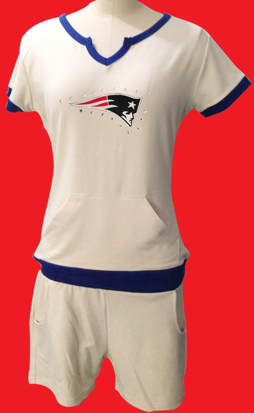 NIKE NFL New England Patriots womens White sport suit
