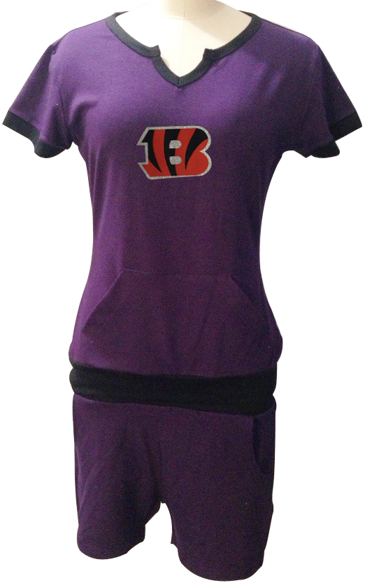 NIKE NFL Cincinnati Bengals womens Purple sport suit