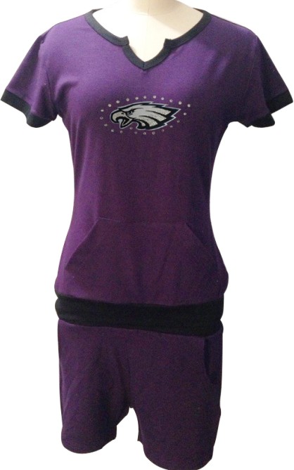 NIKE Philadelphia Eagles womens Purple sport suit