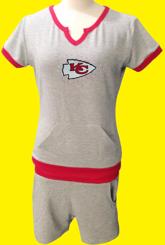NIKE NFL Kansas City Chiefs womens grey sport suit