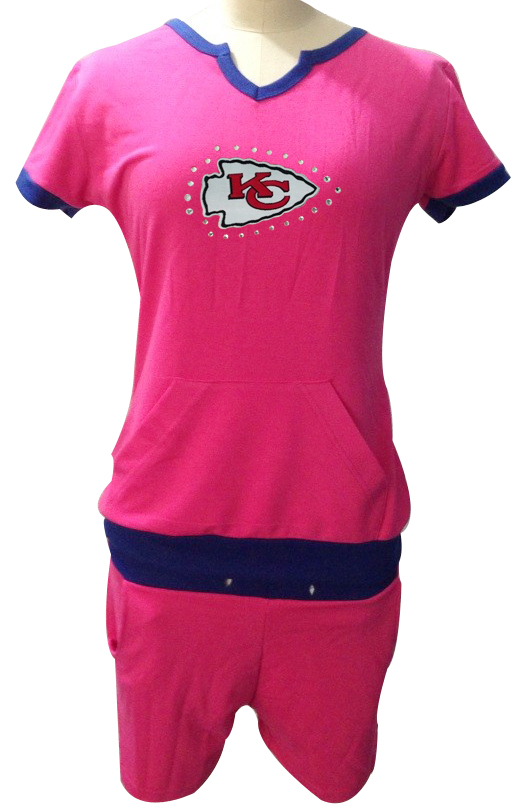 NIKE NFL Kansas City Chiefs womens pink sport suit