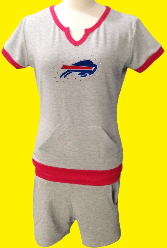 NIKE NFL Buffalo Bills womens grey sport suit