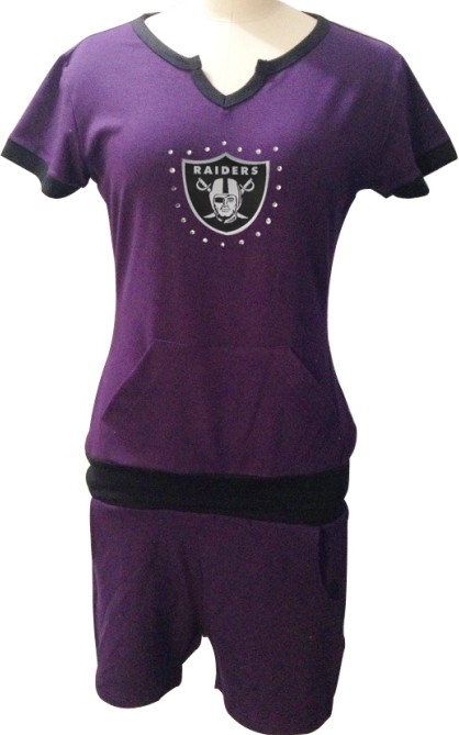 NIKE NFL Oakland Raiders womens Purple sport suit