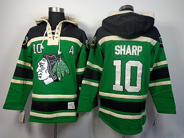 NHL Chicago blackhawks #10 Sharp Green Hoodie