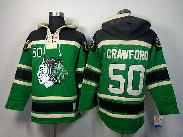 NHL Chicago blackhawks #50 Crawford Green Hoodie