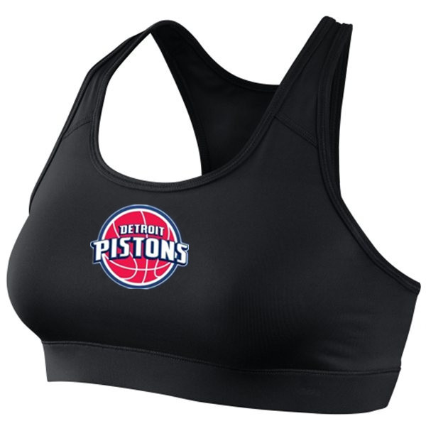 NBA Detroit Pistons Black Women Tank Top
