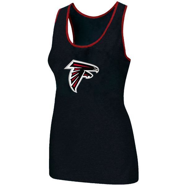 Nike Atlanta Falcons Ladies Big Logo Tri-Blend Racerback stretch Tank Top Black