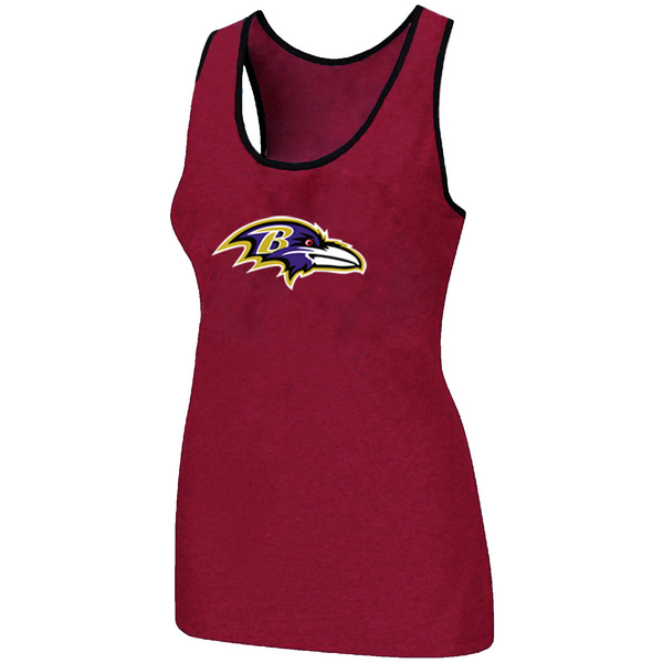 Nike Baltimore Ravens Ladies Big Logo Tri-Blend Racerback stretch Tank Top Red