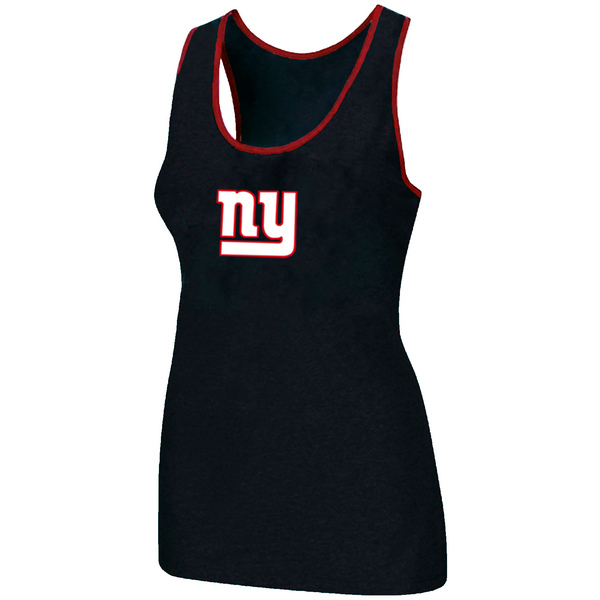 Nike New York Giants Ladies Big Logo Tri-Blend Racerback stretch Tank Top Black