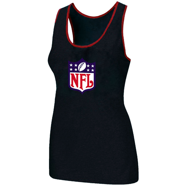 Nike NFL Ladies Big Logo Tri-Blend Racerback stretch Tank Top Black