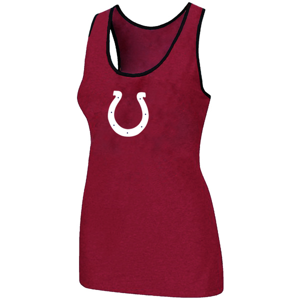 Nike Indianapolis Colts Ladies Big Logo Tri-Blend Racerback stretch Tank Top Red