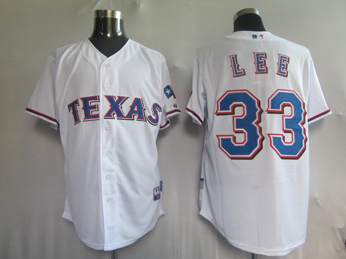 MLB Texas Rangers #33 Lee WHITE Jersey