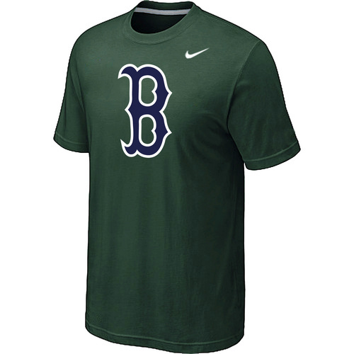 MLB Boston Red Sox Heathered Nike Blended T-Shirt D.Green