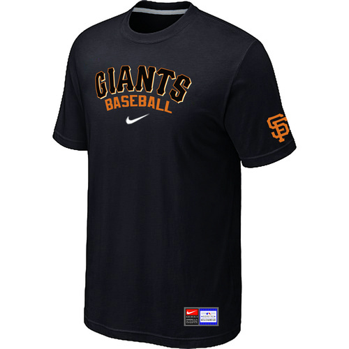 MLB San Francisco Giants Heathered Nike Blended T-Shirt Black