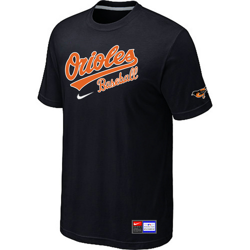 Baltimore Orioles Nike Short Sleeve Practice T-Shirt Black