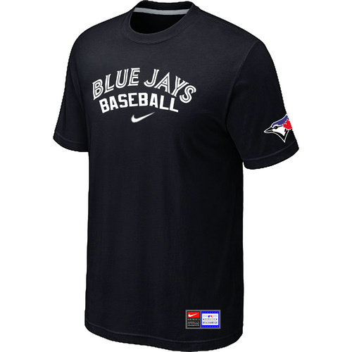 Toronto Blue Jays Nike Short Sleeve Practice T-Shirt Black