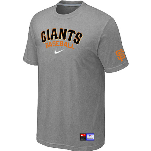 MLB San Francisco Giants Heathered Nike Blended T-Shirt Grey